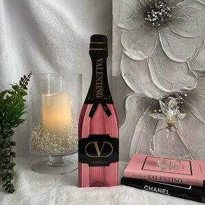 Decorative Wooden Champagne Bottle